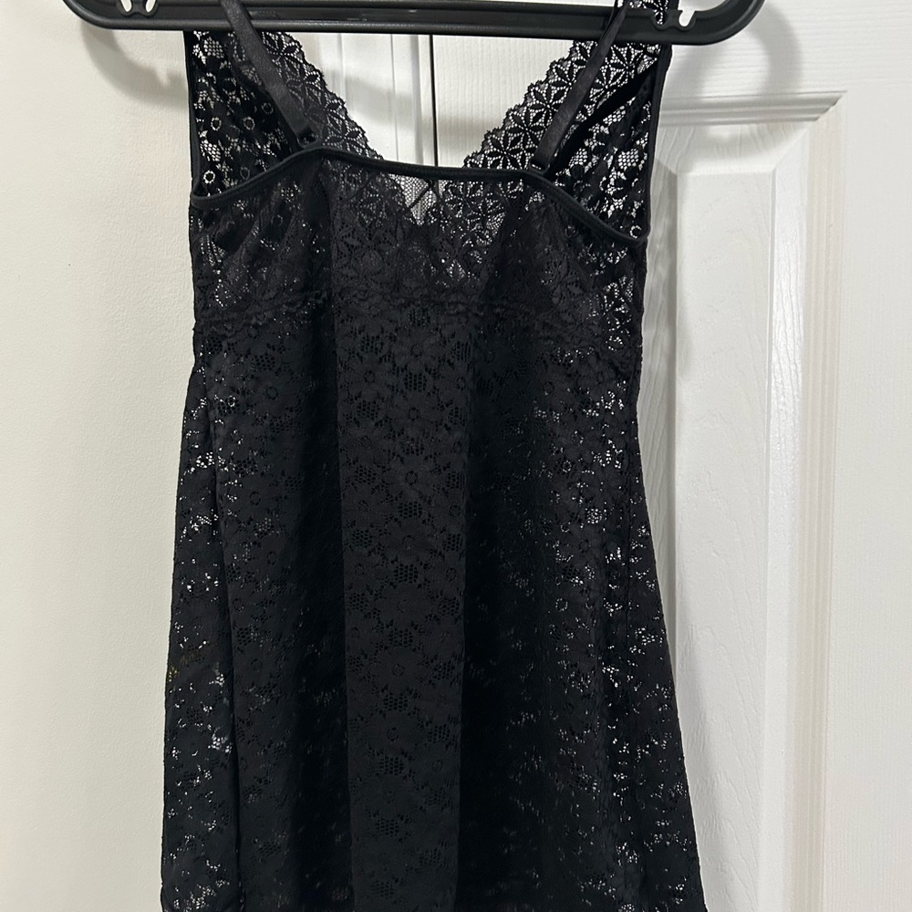 Elegant Black Lace Women's Top